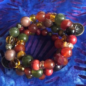 Handmade wrap bracelet